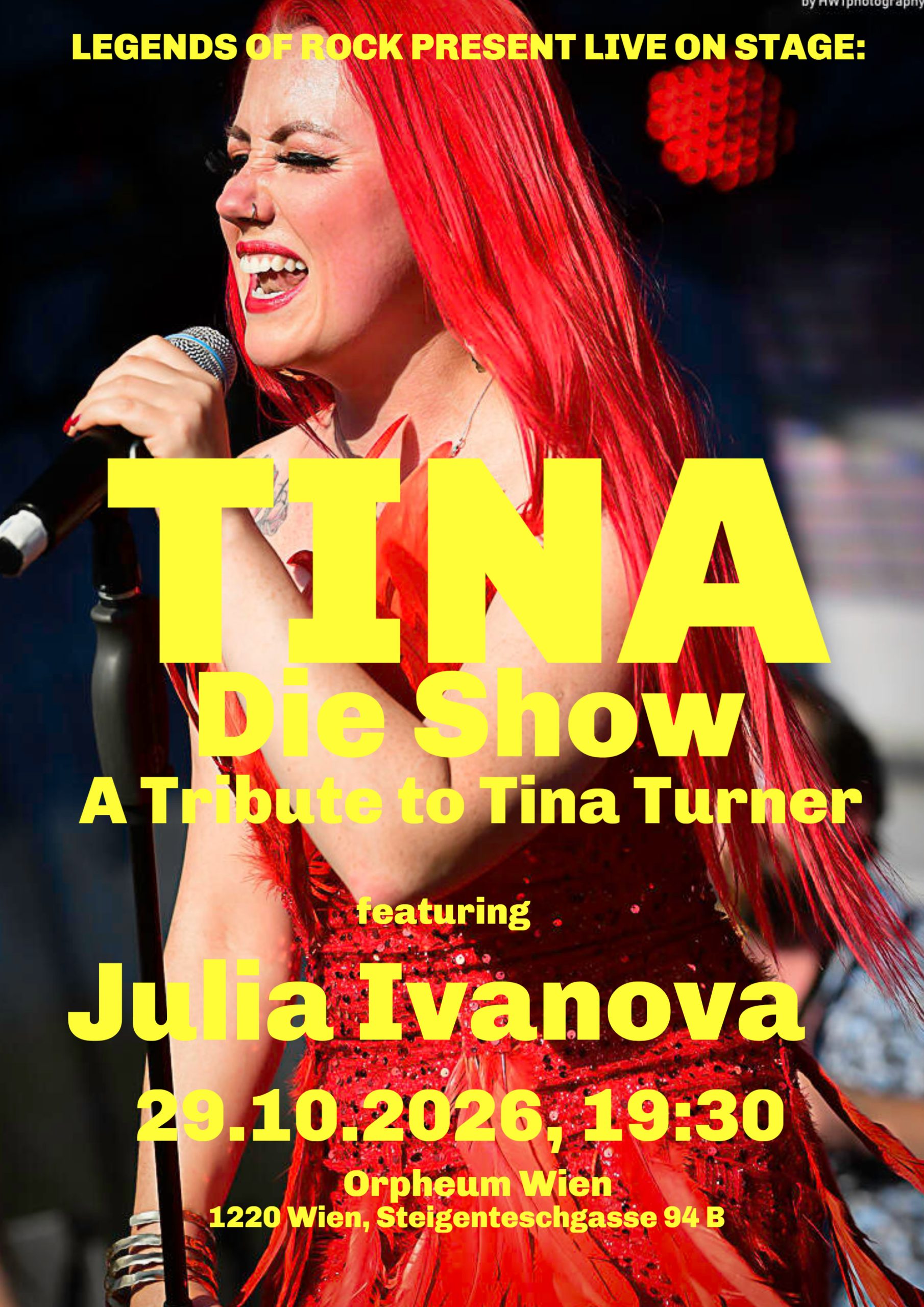 LEGENDS OF ROCK present: – TINA – Die Show – A tribute to TINA TURNER